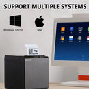 LENVII LV-275 Thermal Receipt Printer | No Ink, Fast Printing for Retail & Restaurant POS
