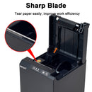 LENVII LV-275 Thermal Receipt Printer | No Ink, Fast Printing for Retail & Restaurant POS