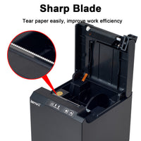 LENVII LV-275 Thermal Receipt Printer | No Ink, Fast Printing for Retail & Restaurant POS