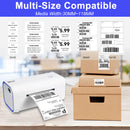 LV-1300 80mm Thermal Label Printer - USB + Bluetooth Shipping Label Printer