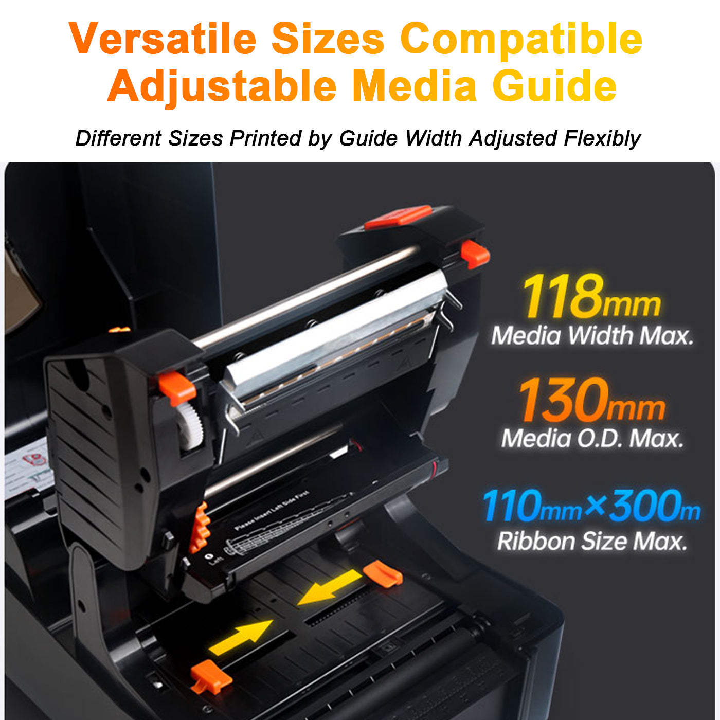 TT420 4-Inch Thermal Transfer Printer - Industrial Barcode Label Printer
