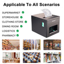 LV-R383 80mm Thermal Receipt Printer - POS Printer Multi-Interface
