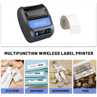 LV-399B 80mm Portable Bluetooth Label Printer - Industrial Grade