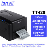 TT420 4-Inch Thermal Transfer Printer - Industrial Barcode Label Printer