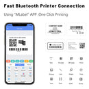 LV-399B 80mm Portable Bluetooth Label Printer - Industrial Grade