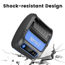 LV-399B 80mm Portable Bluetooth Label Printer - Industrial Grade