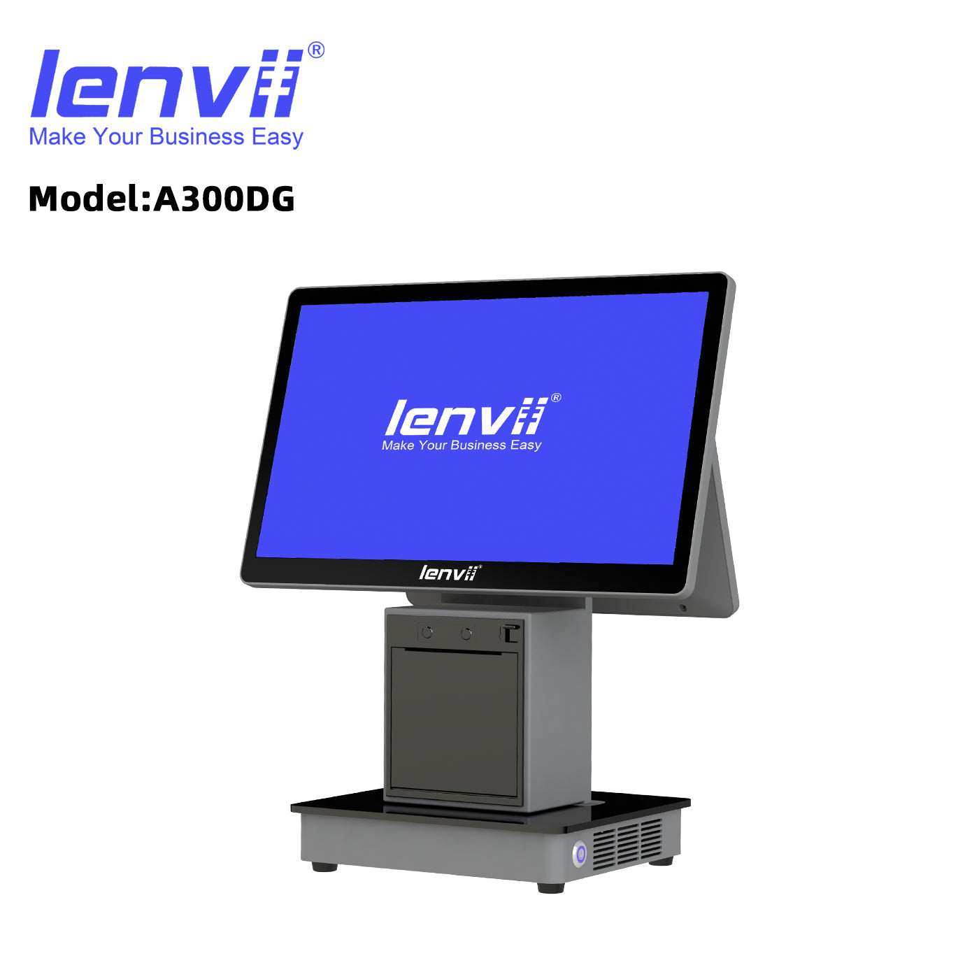 LENVII A300DG Android 12 POS Terminal | 15.6" Touch | 4GB+32GB | WiFi Bluetooth
