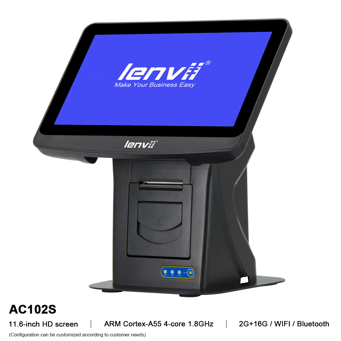 LENVII AC102S 11.6" Android POS Touch Monitor | 2GB+16GB Touchscreen Display