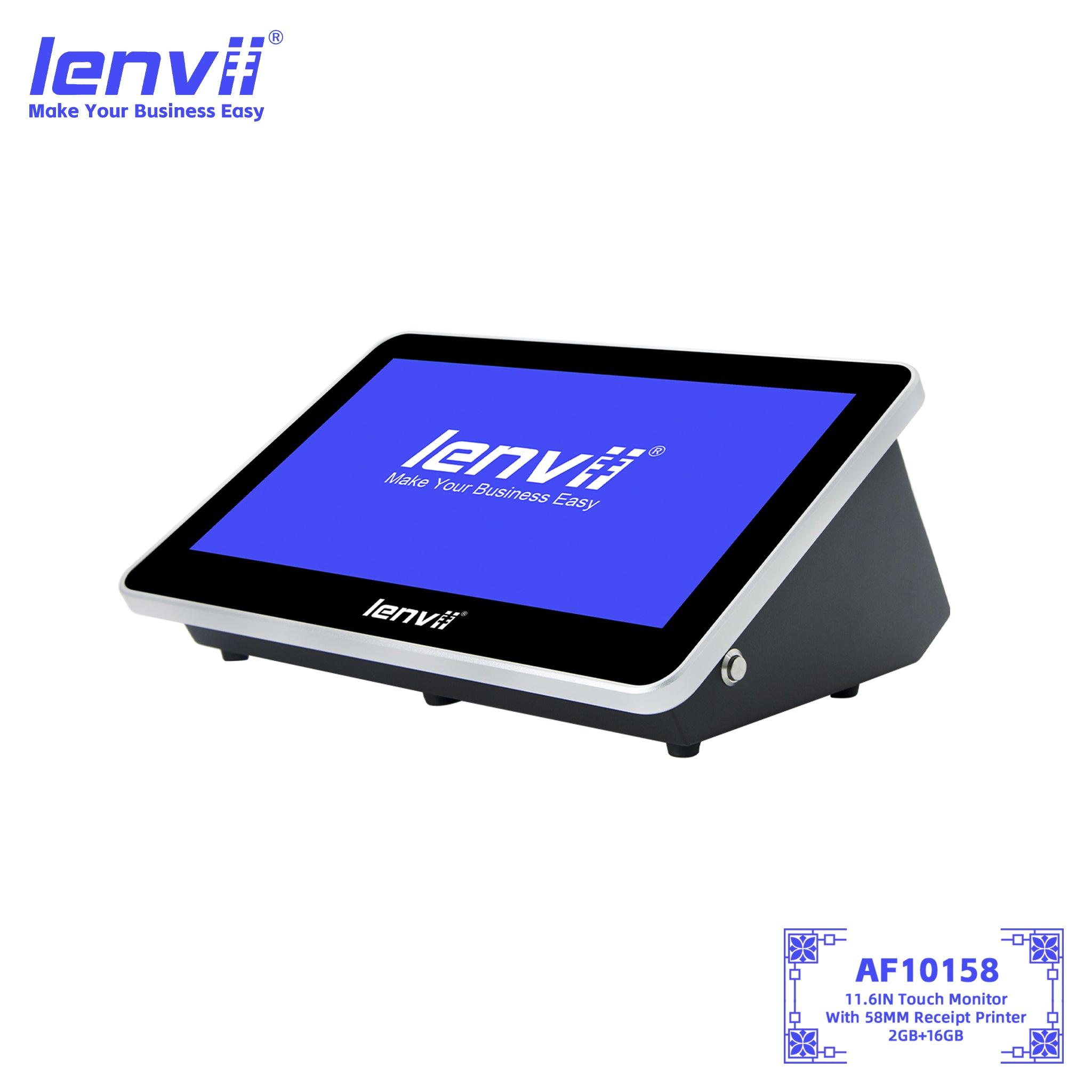 LENVII AF10158 11.6" Android POS Terminal | 2GB+16GB Touchscreen