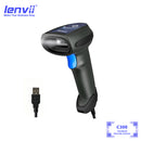 LENVII C300 Wired Barcode Scanner | USB 1D 2D