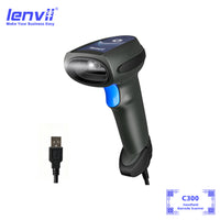 LENVII C300 Wired Barcode Scanner | USB 1D 2D