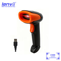 LENVII C500 Wired Barcode Scanner | Professional USB Barcode Scanner