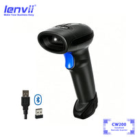 LENVII CW200 Wireless Barcode Scanner – Pro-Grade Cordless 1D & 2D Scanner for Enterprise Use