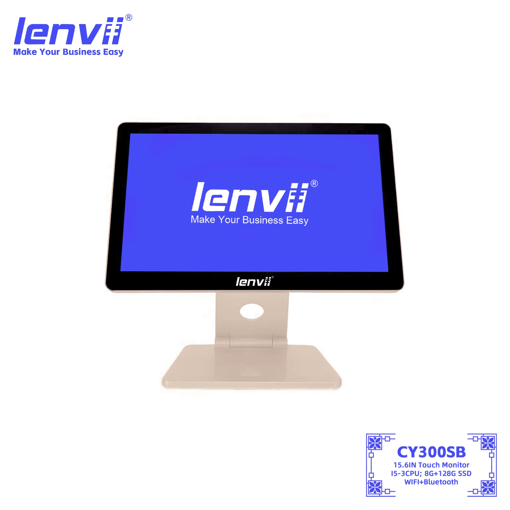 LENVII CY300SB Windows POS Terminal — Bluetooth, Compact & Affordable