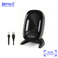 LENVII D2200 Wired Desktop Barcode Scanner USB 1D 2D Code Reader
