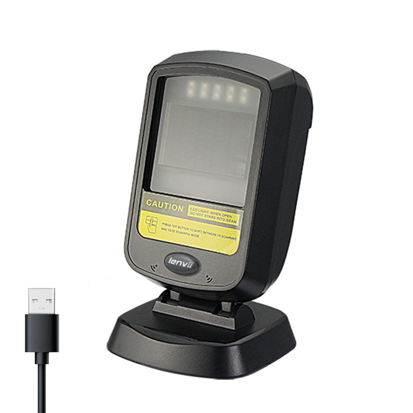 LENVII D9300 Desktop Barcode Scanner | Ultimate Wired 1D & 2D Scanner
