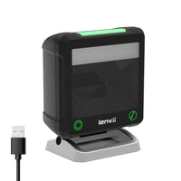 LENVII E788 Desktop Barcode Scanner | High-Performance Wired 1D & 2D Scanner