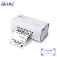 LV-1300 80mm Thermal Label Printer - USB + Bluetooth Shipping Label Printer