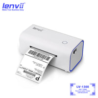 LV-1300 80mm Thermal Label Printer - USB + Bluetooth Shipping Label Printer