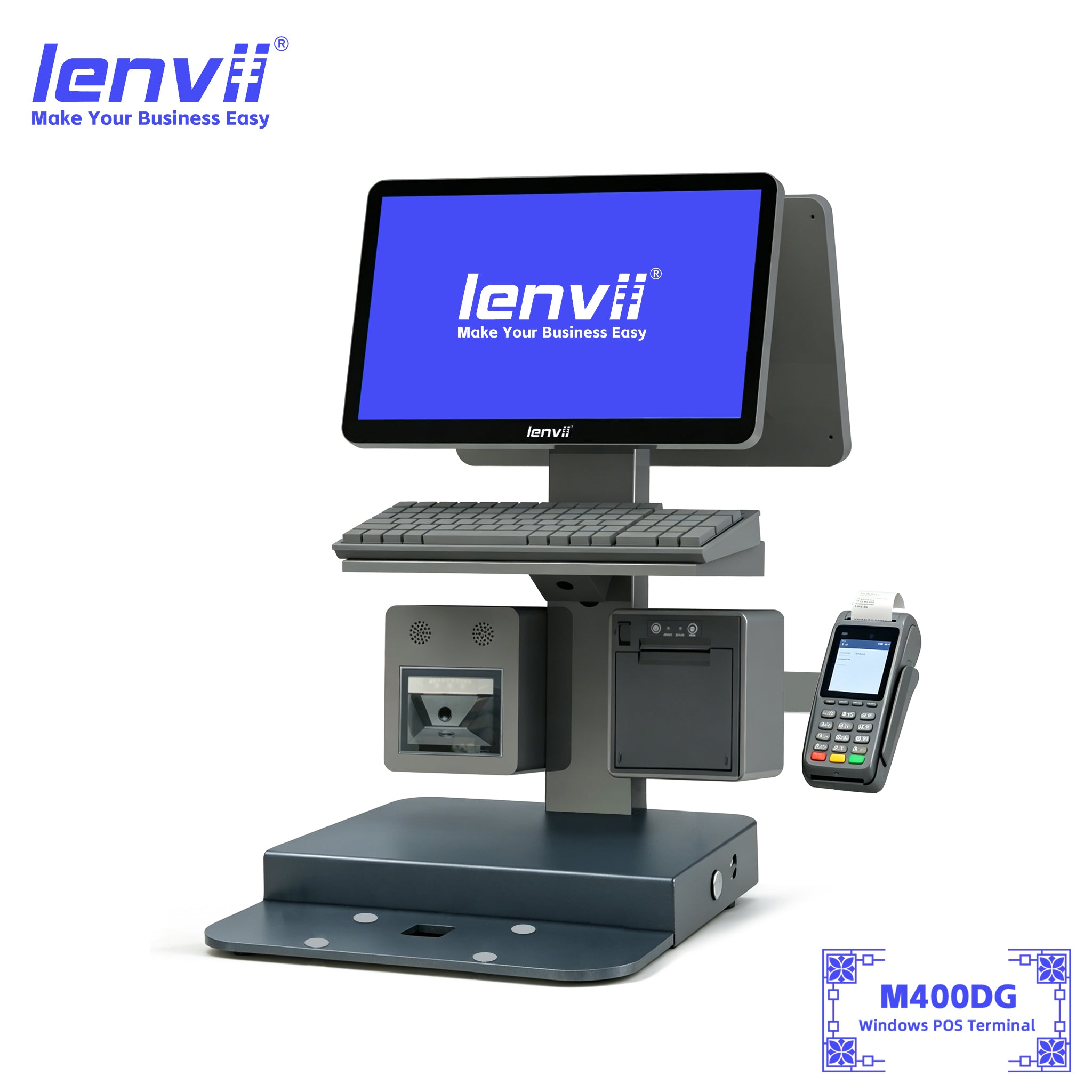 LENVII M400DG Windows POS Terminal | Touchscreen