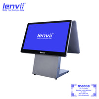 LENVII N500DB Dual Screen Windows POS Terminal