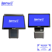 LENVII N656DB Dual Screen Bluetooth Windows POS Terminal