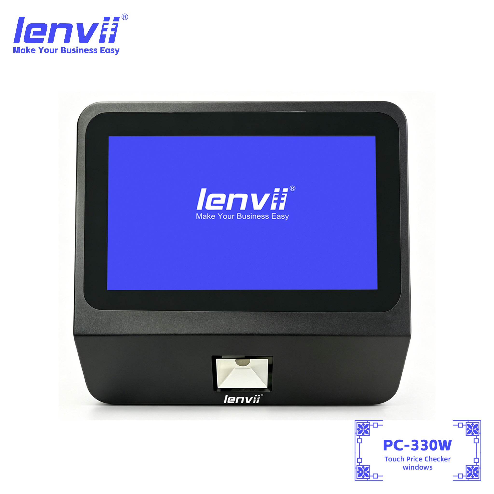 LENVII PC-330W Windows Touch Price Checker | 10.1" | 4GB+64GB