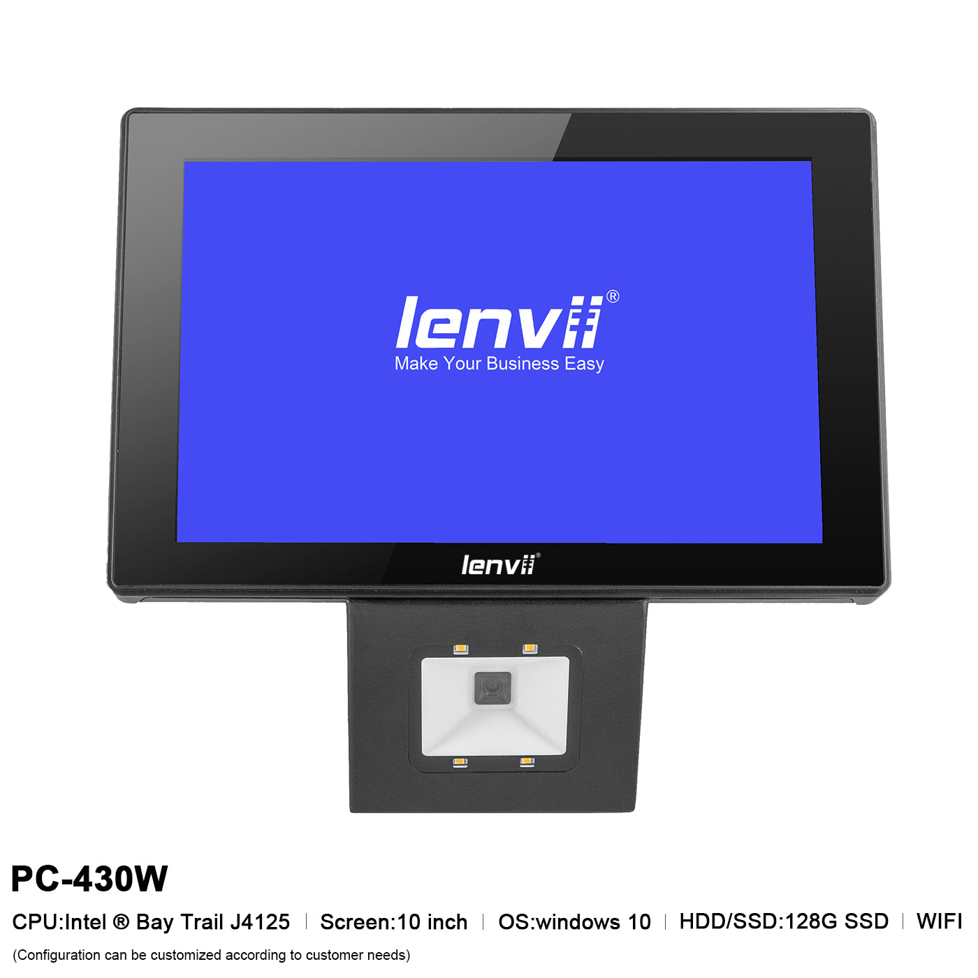 LENVII PC-430W Windows Touch Price Checker | 10.1" Screen | 4GB+64GB | POE WiFi Bluetooth