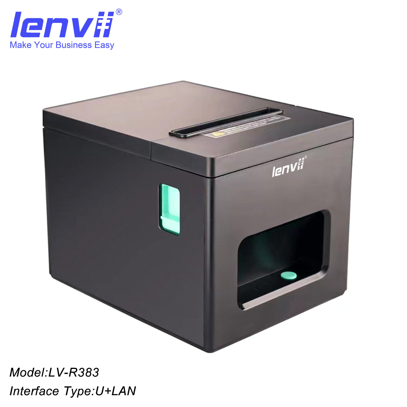 LV-R383 80mm Thermal Receipt Printer - POS Printer Multi-Interface