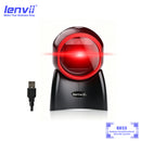 LENVII E655 Desktop Barcode Scanner | USB 1D 2D QR
